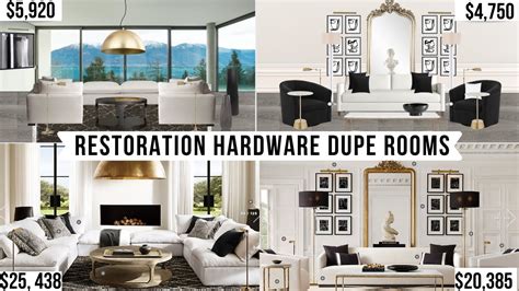 restoration hardware furniture dupes.